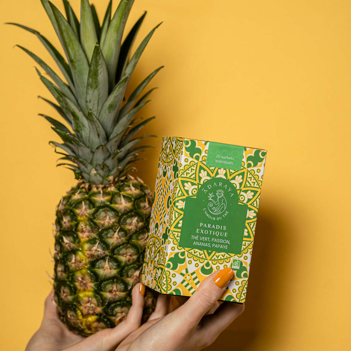 shooting studio pour la marque de thé normande Adaraya