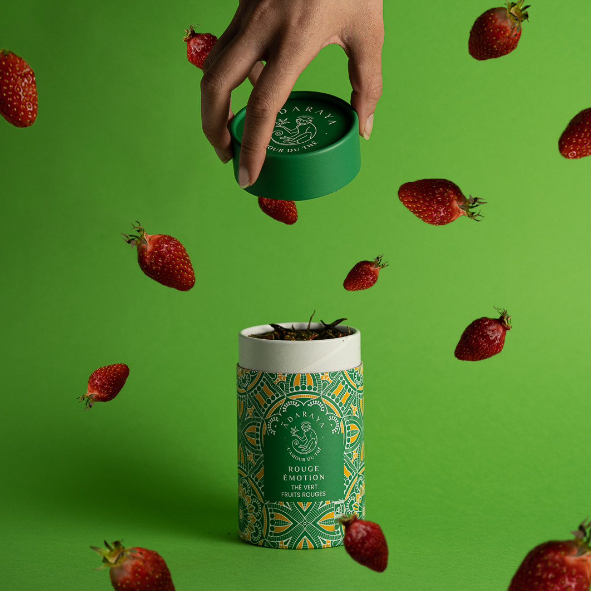 shooting studio pour la marque de thé normande Adaraya