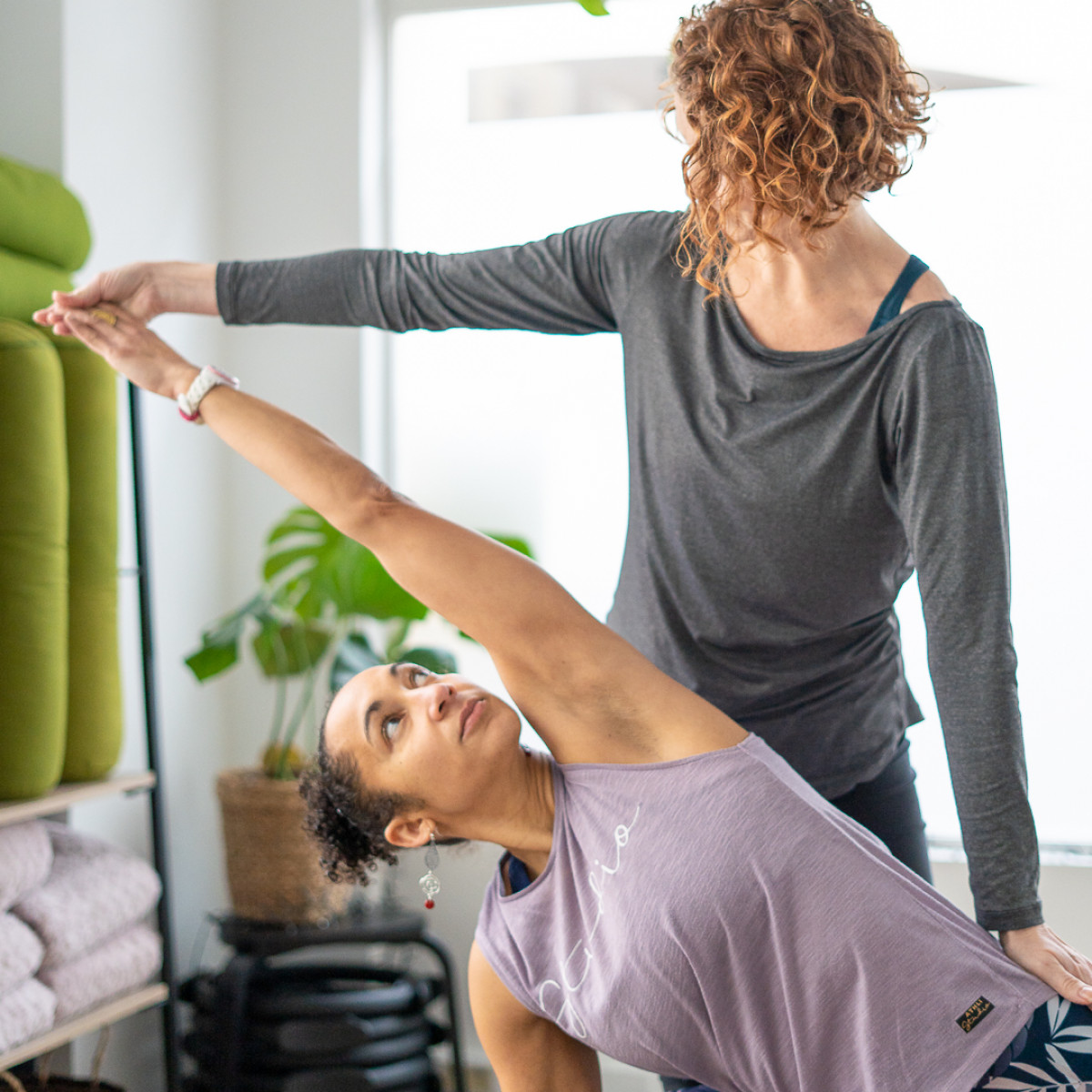 Shooting photo pour le Studio Rouen Seine, studio de yoga à Rouen