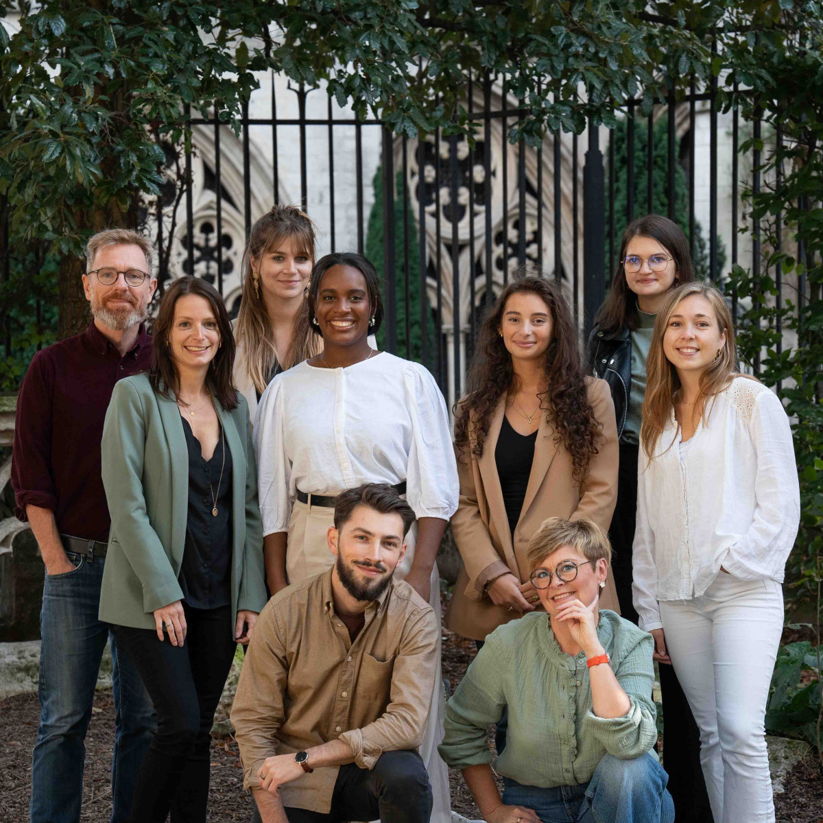 Shooting photo d'équipe dans Rouen 