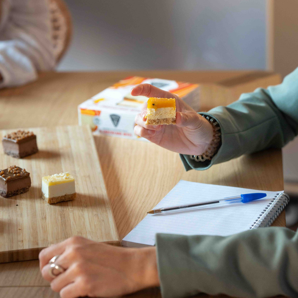 Shooting photo dégustation produit chez Sutralis